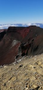 le cratère rouge du Tongariro Alpin crossing