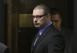 Eddie Ray Routh enters the court during his capital murder trial at the Erath County, Donald R. Jones Justice Center in Stephenville