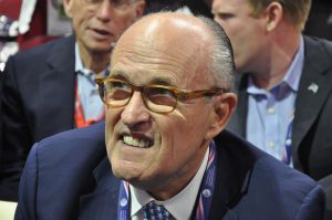 Rudy Giuliani, ex-maire de New York, auteur d'une intervention musclée à Cleveland ©Stéphane Bussard