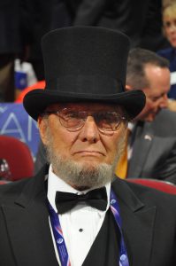 Abraham Lincoln était présent à Cleveland. Il n'a pas l'air très content... ©Stéphane Bussard