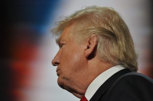 Donald Trump et sa chevelure légendaire... ©Stéphane Bussard