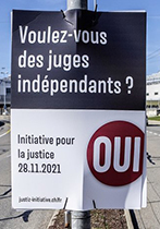Publicité politique "Voulez-vous des juges indépendants?"