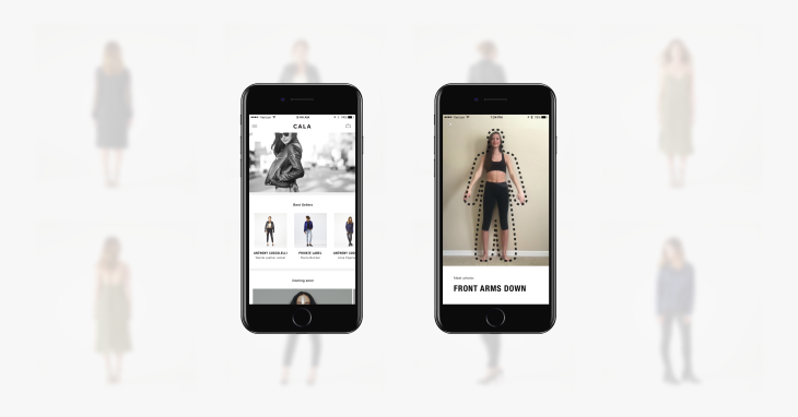 L'application CALA permet d'adapter des vêtements de marque à votre corps grâce aux photos de l'iPhone
